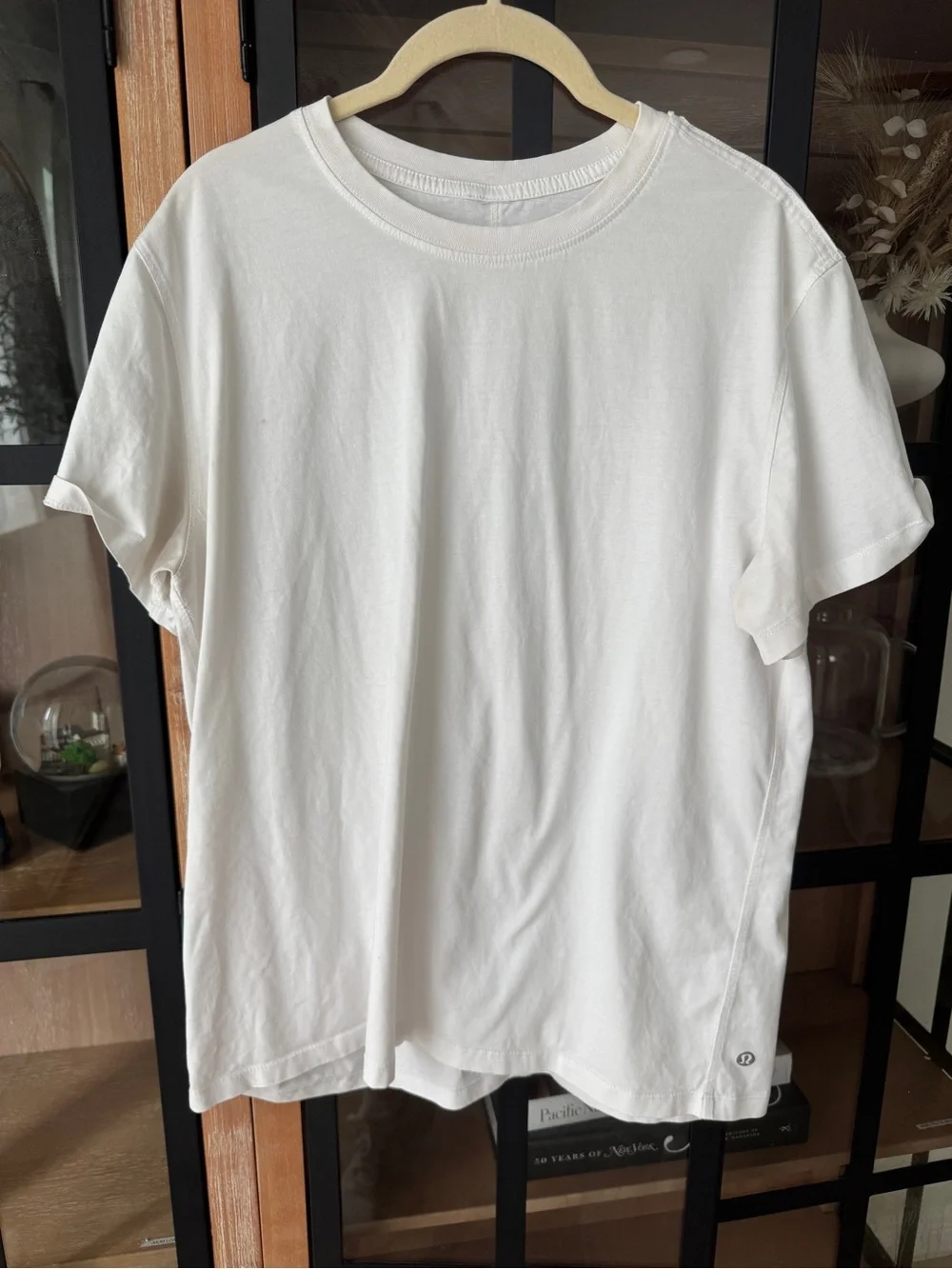 Lululemon All Yours Boyfriend Tee crewneck oversized short sleeve tshirt White
